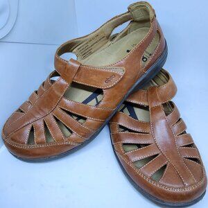 ABEO SmartSystem 3515 Fisherman Brown Leather Comfort Shoes Sandal